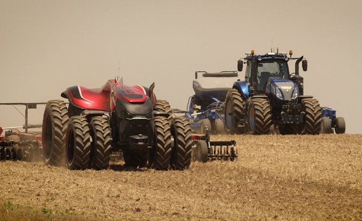 На поля выходят трактора-роботы