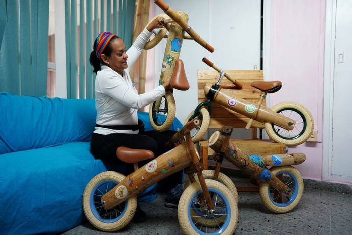 На Кубе создают велосипеды из бамбука