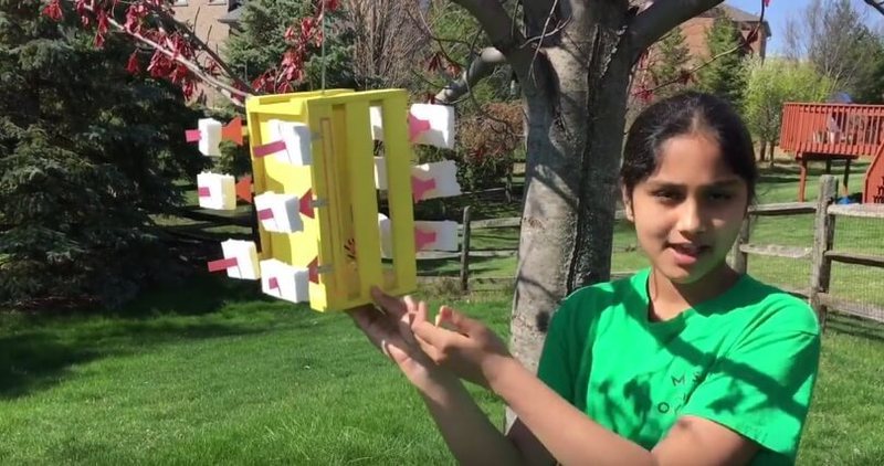 13-летняя девочка создала ветрогенератор за пять долларов
