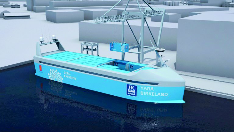 Первое автономное грузовое судно построят к 2018 году