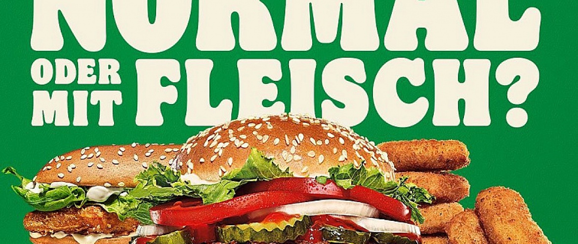 Новая рекламная кампания Burger King посвящена растительному мясу