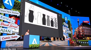 На выставке Adobe Max 2023 представили «цифровое платье, оживляющее ткань»