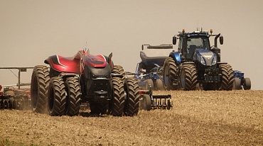 На поля выходят трактора-роботы