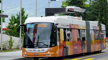 Женева реализует запуск экоавтобусов с мгновенной зарядкой
