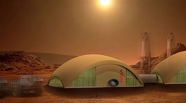 Ученые из США разработали экоматериал для строительства домов на Марсе