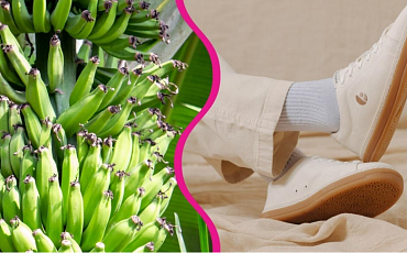 Британский эко-бренд представил обувь из банановой ткани 